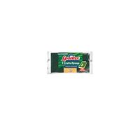 GRATTE Eponge à récurer - Microfibre renforcée mousse végétale - Lot de 3