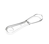 Gratte-langue adulte en plastique double face brosse de nettoyage hygiénique pour haleine réutilisable outil de nettoyage de la bouche avec poignée antidérapante brosse de nettoyage de la bouche