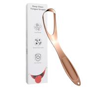Gratte-langue en acier inoxydable 14,5 x 3,5 cm pour restaurer une plus fraîche - Brosse de nettoyage de langue pour hommes, femmes, adultes et