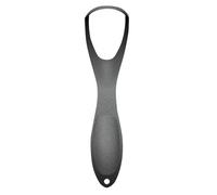 Gratte-langue en acier inoxydable | Outil de nettoyage en profondeur | Gratte-langue en forme d'éventail avec large poignée ergonomique pour une utilisation quotidienne dans la salle de bain