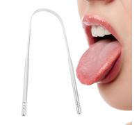 Gratte-Langue En Métal Forme En U Acier Inoxydable Hygiène Nettoyage | Soins Langue Et Pour Hommes Et Femmes Maison Bureau Gym Bain