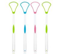 Gratte Langue Pour Adultes Et Enfants, Gratte-Langue Sans Bpa, Brosses D'hygiène Buccale Saine, Aide à Combattre La Mauvaise Haleine (Paquet De 4)
