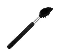 Gratteaux arrière pour adultes, gratteur du dos extensible, Silicone Brush Telescoping Body Scratcher, Outils de massage portables avec poignée en acier inoxydable, épurateur pour les pour
