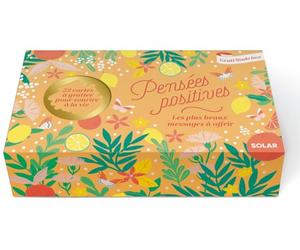 Gratt'itude box Pensées positives - une année sous le signe de l'optimisme - Les plus beaux messages à offrir: 52 cartes à gratter toute l'année - 1 jolie boite - 1 stylet