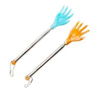 Grattoir 2 Pièces, Grattoir Arrière Rétractable En Acier Inoxydable, Grattoir Arrière Créatif, Grattoir À Main, Grattoir Pratique