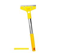 Grattoir à Autocollants - Manche Long Détachable Multifonction | Grattoir Nettoyant pour Vitres Décalcomanies | pour Colle, Étiquettes, Peinture, Salle de Bain, Douche, Fenêtre, Carrelage, Sol