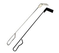 Grattoir à cendres, léger, 46 x 3 x 5,5 cm, petit râteau à charbon de bois, petit râteau à charbon de bois, fumoir, bouilloire, barbecue extérieur, jardin