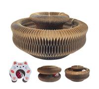 Grattoir à Chat en Carton - Jouet d'exercice Mental Et Physique pour Chaton | Carton À Griffer pour Chat,pour Chambre Appartement Espace de Jeu Perchoir Fenêtre Coin de la Pièce Balcon