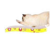 Grattoir à chat en carton ondulé pour l'intérieur | Planche à gratter pour chat en carton ondulé - Lit horizontal ondulé pour protéger les meubles des chatons