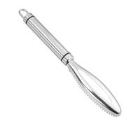 Grattoir à Couteau, à Poisson Enlever Les écailles, écailleur Efficace, ustensile de Cuisine, Grattoir en Acier Inoxydable Dentelé, pour enlever Les écailles et Les os de Poissons