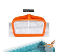 Grattoir à eau de qualité supérieure, nettoyeur de bassin en maille fine, cadre durable de 30,5 x 30,5 cm avec fonction sécurisée, matériel synthétique haute résistance, décoration en filet effilé