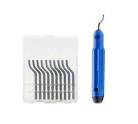 Grattoir à ébavurer et ébavurer manuel NB1100 Outil de chanfreinage et de coupe pour acier, aluminium, bois, outil d'ébavurage flexible