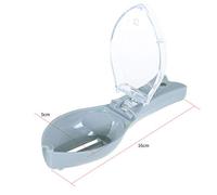 Grattoir à écailles de poisson, outil de cuisine durable en ABS, brosse de nettoyage de la peau de poisson avec couvercle, attrape-écailles pour la cuisine à domicile, bleu, vert,