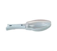 Grattoir à écailles de poisson portable avec couvercle encliquetable pour un détartrage sans désordre et une meilleure prise en main lors de la préparation du poisson (bleu nordique)