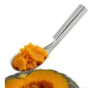 Grattoir à et cuillère à fruits professionnels en acier inoxydable - Évideur multifonctionnel avec bord dentelé | Pour évider la, le et la papaye