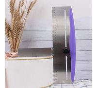 Grattoir à gâteau Outils de tournage de cuisson sy Nettoyer dispositif de nivellement en acier inoxydable de cuisine gh de force spatule DIY Sth réglable pratique