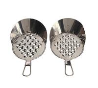 Grattoir à gelée en acier inoxydable, outil de cuisine manuel polyvalent pour usage domestique et commercial, pâte, nouilles froides, haricots, grattoir à gelée, 2 pièces 18x10.8cm