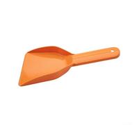 Grattoir à glace compact et léger pour une utilisation facile sur les voitures et les réfrigérateurs (orange)