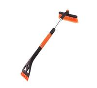 Grattoir à Glace et Brosse à Neige, Grattoir à Glace pour Voiture avec Brosse,balayette Neige Voiture,Grattoir Voiture avec Balais à Neige pour Auto Grattoir Pare Brise (Orange)