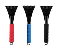 Grattoir à Glace Pelle à Neige Fenêtre de Voiture -Brise Glace Dissolvant de Flocons de Neige Enlèvement de la Glace des Voitures (Blue, One Size)