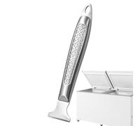 Grattoir À Glace Pelle En Acier Inoxydable Pour Dégivrage Et Nettoyage De | Outil De Dégivrage Pour Bac À Glaçons, Givre, Débris, Réfrigérateur Domestique, Refroidissement Aliments E