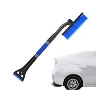 Grattoir à glace | Poignée ergonomique extensible et amovible - Brosse à neige télescopique pour camping-car, camion, berline, véhicule d'hiver par temps froid