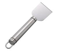 Grattoir à glace robuste argenté pour réfrigérateur congélateur, spatule de nettoyage de cuisine, spatule de nettoyage de cuisine, pelle à fumée d'huile, spatule pour hotte aspirante, graisse et