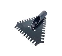 Grattoir à Glace Triangulaire Robuste pour Camping, randonnée, équipement de Plein air, avec poignée Ergonomique antidérapante (B, 18.5cm)