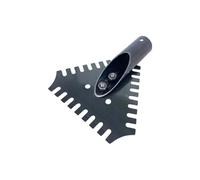 Grattoir à Glace Triangulaire Robuste pour Camping, randonnée, équipement de Plein air, avec poignée Ergonomique antidérapante (A, 18cm)