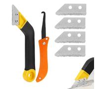Grattoir à Joints,Grattoir Joint Carrelage,6 pcs pour enlever les fuites de carreaux,Outil Gratte Joint Carrelage,Retrait Grattoir a Dejointer Carrelage,Convient pour Cuisines et Salles de Bains