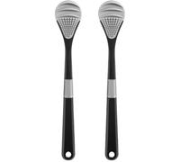 Grattoir à langue avec matériau adhésif antibactérien et support de suspension indépendant, nettoyant for revêtement de langue(A)