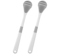 Grattoir à langue avec matériau adhésif antibactérien et support de suspension indépendant, nettoyant for revêtement de langue(B)