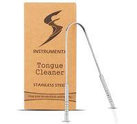 Grattoir à langue en acier inoxydable goût restauré outil de nettoyage de langue en forme de U réduire mauvaise haleine traitement design flexible métal grattoirs robustes hommes femmes hygiène et