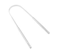 Grattoir à langue, grattoir à langue en acier inoxydable Nettoyant ayurvédique pour une hygiène optimale (argent), nettoyant