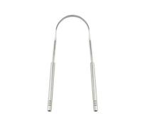 Grattoir à langue réutilisable en acier inoxydable, nettoyant utile for l'haleine fraîche, 1/2 pièces(B)