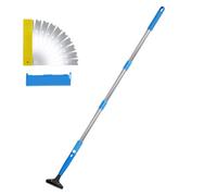 Grattoir À Manche Long | Grattoir De Nettoyage À Usage Intensif | Nettoyeur pour Raclette De Peinture - pour Salle De Bain Douche Fenêtre Verre Sol Joint Carrelage De Plâtre Peinture Garage