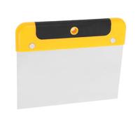 Grattoir à mastic en acier inoxydable 15 CM avec manche PP argenté | Lissage efficace et application d’enduit, design multifonction, prise en main confortable, pour murs et travaux manuels