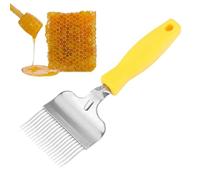 Grattoir à miel avec manche extrait en acier inoxydable | Grattoirs à miel pour apiculture pour apiculture en intérieur, patio, jardin, apiculteurs débutants et amateurs