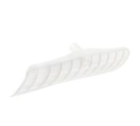 Grattoir à Neige Blanc à Long Manche en Plastique pour Hiver | Pelle Télescopique, Tête Large, Usage D’une Main, pour Marches, Allées de Jardin et Entretien
