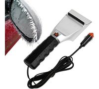 Grattoir à neige et glace chauffant 12V pour pare-brise électrique antidérapant