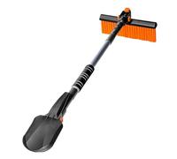 Grattoir à neige pour voiture | Brosse à neige extensible d'extérieur avec poignée en éponge | Outil de déneigement multifonction pour l'hiver, tête de brosse rotative à 360 degrés pour pare-brise et