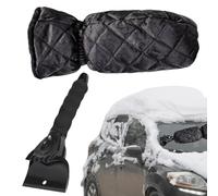 Grattoir à neige pour voiture - Ensemble de gants d'hiver | Kit d'outils de nettoyage pour fenêtre extérieure de véhicule, pare-brise, berline, SUV, camion, camping-car, nettoyage d'hiver