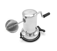Grattoir à noix de coco en acier inoxydable pour cuisine, base sous vide, poignée rotative, opération manuelle, argent, râpe à noix de coco (petite)