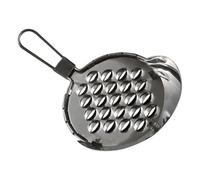 Grattoir à Nouilles Froides Outil Cuisine, en Acier Inoxydable | Lame Lisse, Alignement Sûr, Surface Microperforée, Poignée Ronde, Trou Suspendre, pour Fruits et Gelée