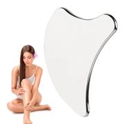 Grattoir à outils Sha, outil sha pour le visage - Pierre robuste en acier inoxydable - Outils de massage manuel efficaces pour le levage et le raffermissement des pierres de masse