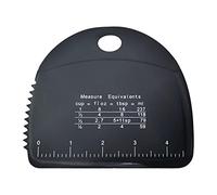 Grattoir à pâte, grattoir de pâte en silicone souple avec échelle de mesure, coupe-pâtisserie, grattoirs de bol, coupe-pain pour décoration de gâteaux