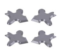 Grattoir à peinture pour verre,grattoir à verre pour fenêtre,4X Dissolvant d'adhésif | Petit ensemble d'outils de retrait d'autocollants, outil de grattoir de fenêtre, outil de nettoyage Portable pour