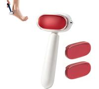Grattoir à pied double face pour enlever les callosités, élimine les | Lime manuelle portable pour réparation de cors morts, lame remplaçable en acier inoxydable, pour peaux épaisses et craquelées
