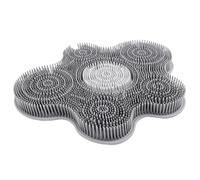Grattoir à pieds pour douche, Pad exfoliant avec ventouses antidérapantes, Grattoir dorsal à fixer au mur, pour pieds, sol, mur, salle de bain, lavage, hommes, femmes