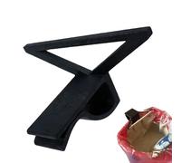 Grattoir à pinceau pour pot de peinture - Outil d'essuie-glace à pince de bord, kit d'accessoires pour pot de peinture avec support magnétique intégré, lame de nettoyage de jante en métal robuste,